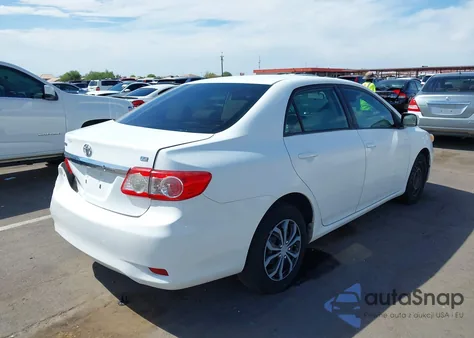 2011 Toyota Corolla Le z USA, uszkodzony, nr VIN 2T1BU4EE5BC547864